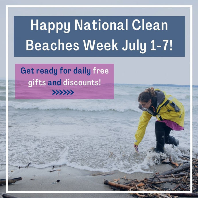 Daily Deals July 1-7 for National Clean Beaches Week!