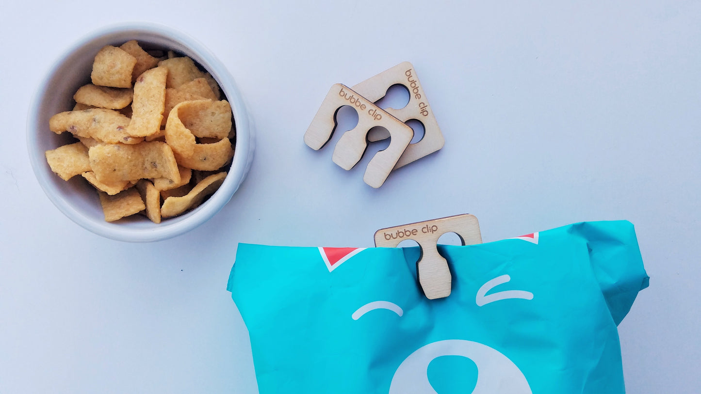 Wooden Bag Clip