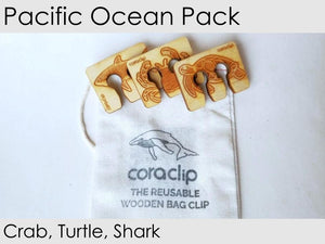 Coraclip - Ocean 3 Pack